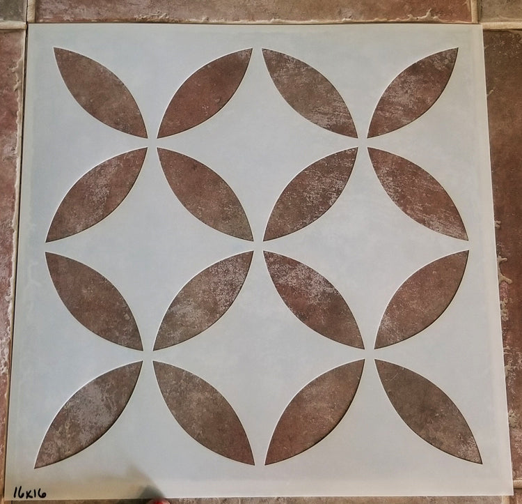 Mod Circle Tile Stencils - Mylar
