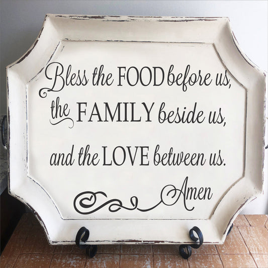 Bless The Food Stencil - Superior Stencils