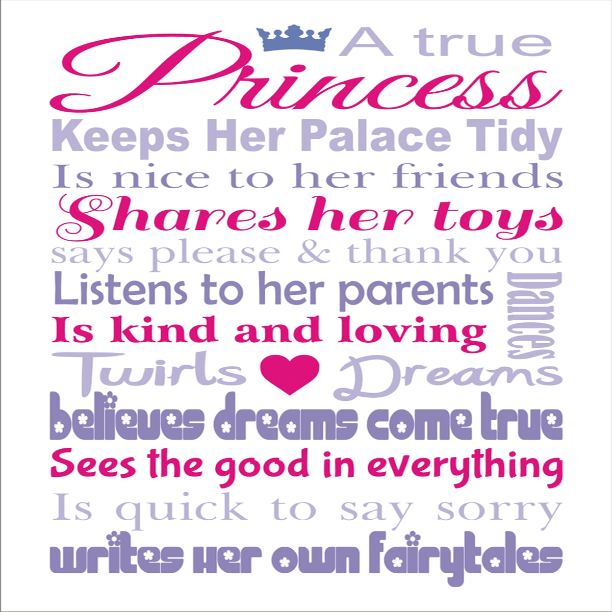 A True Princess Stencil - Superior Stencils