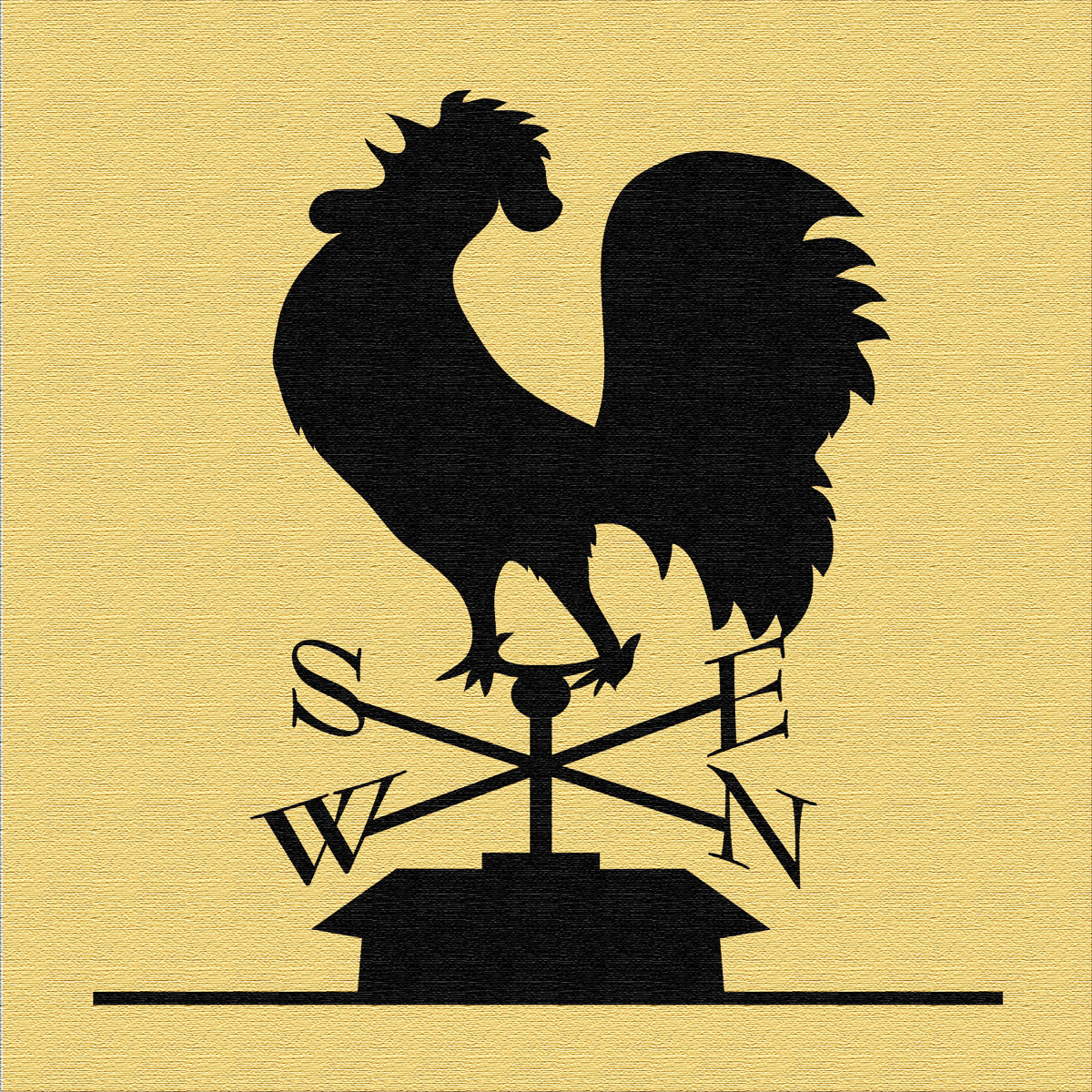 Rooster Weathervane Stencil - Farmhouse Stencil - Superior Stencils
