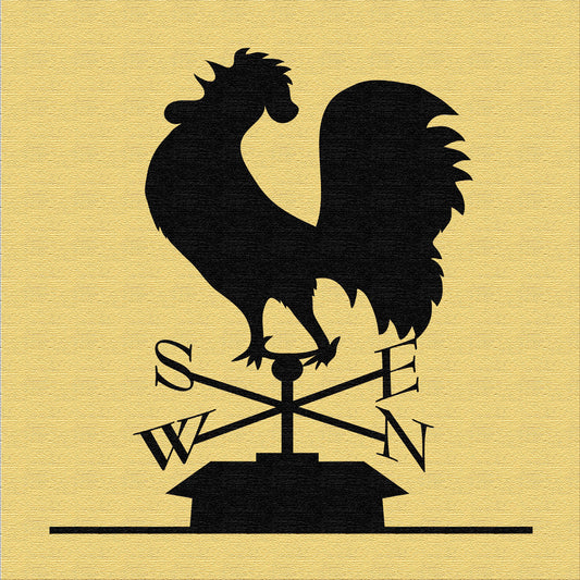 Rooster Weathervane Stencil - Farmhouse Stencil - Superior Stencils