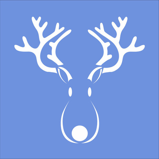 Rudolph the Red Nose Reindeer Stencil - Superior Stencils