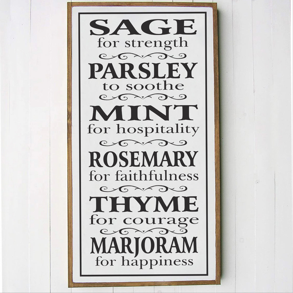 SAGE MINT ROSMARY THYME Stencil - Superior Stencils