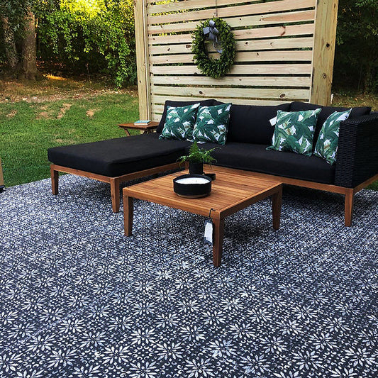 Sahara Tile Stencils - patio