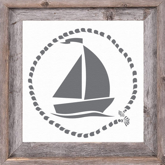 Sailboat Sail Boat Stencil - Superior Stencils