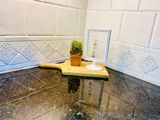 SHAKIRA Tile Stencils Kitchen