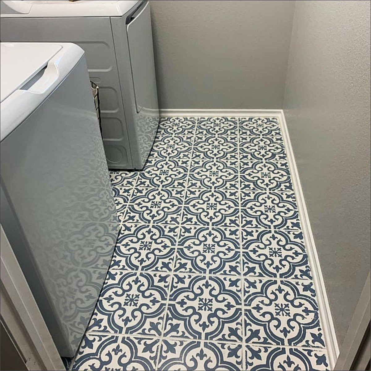 SHAKIRA Tile Stencils Bathroom