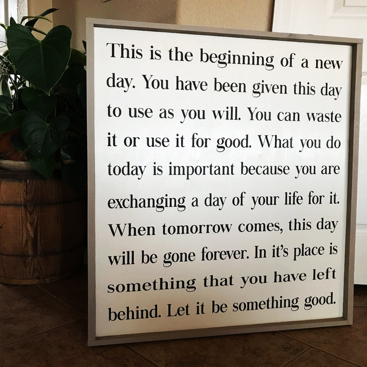 This is the beginning of a new day Stencil - Superior Stencils