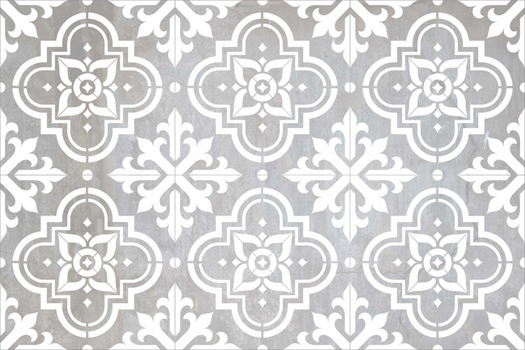 Garden Sanctuary Tile Stencil - Superior Stencils