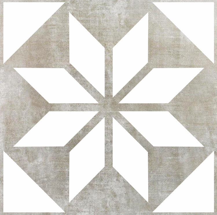 Starburst Tile Stencil - Reusable Tile Stencils - SINGLE