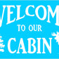 Welcome to our CABIN Stencil or Lake House Stencil - Superior Stencils