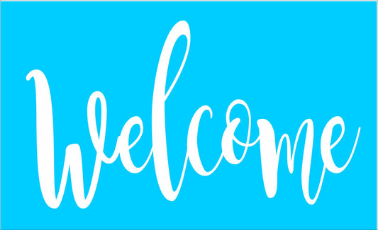 Welcome Stencil - 1 - Superior Stencils