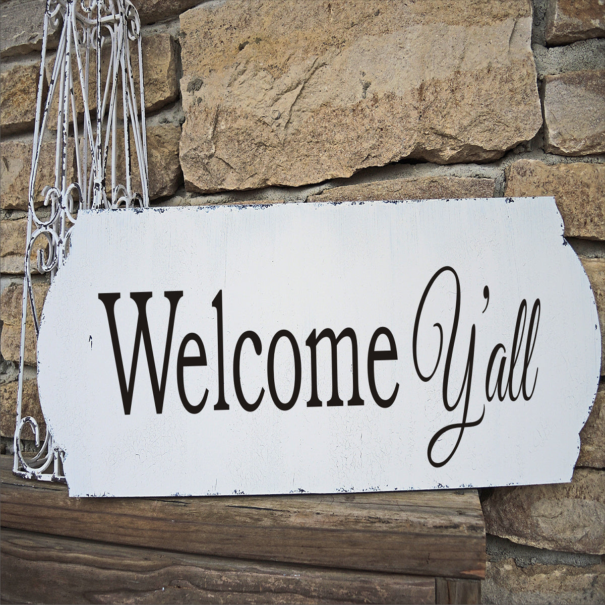 Welcome Y'all Stencil - Superior Stencils
