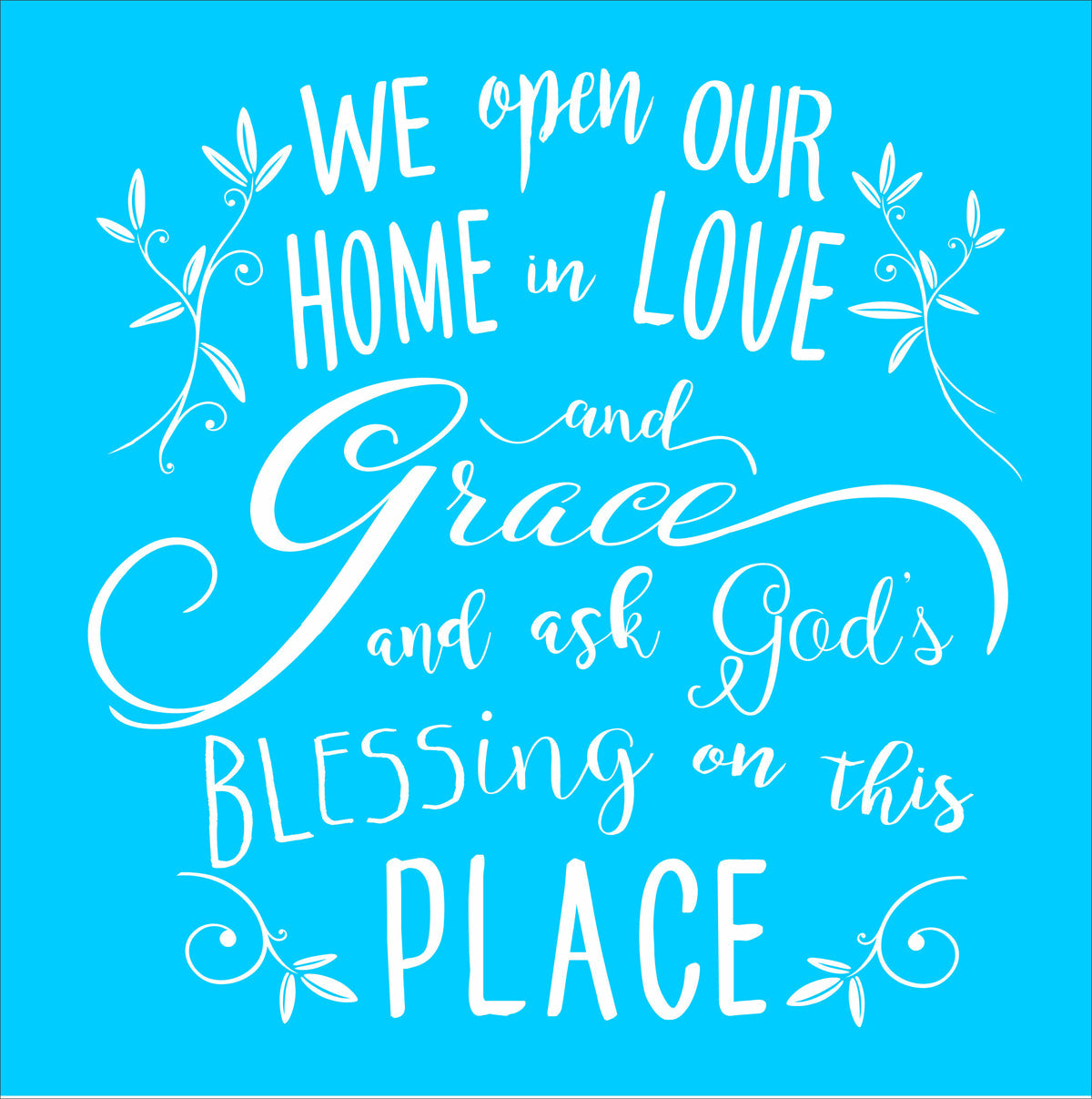 We open our Home Stencil - Superior Stencils