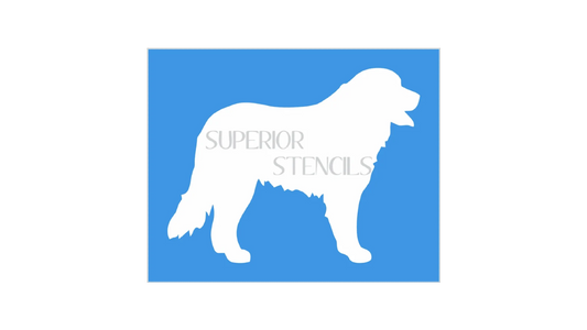 Bernese Mountain Dog Stencil - Superior Stencils