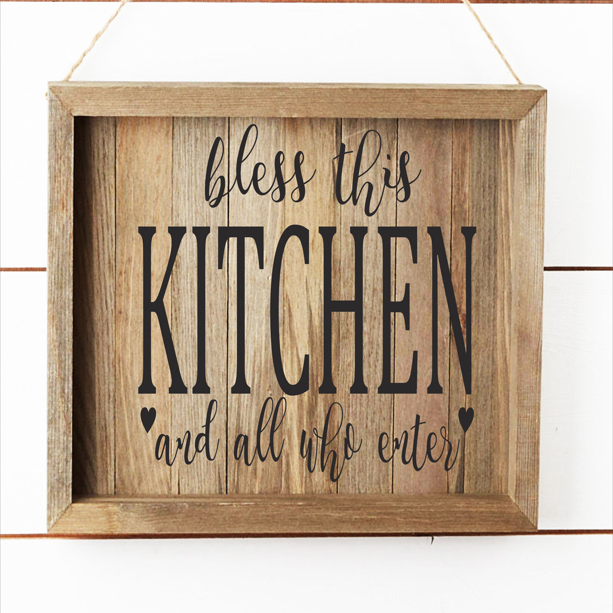 Bless this Kitchen Stencil - Superior Stencils