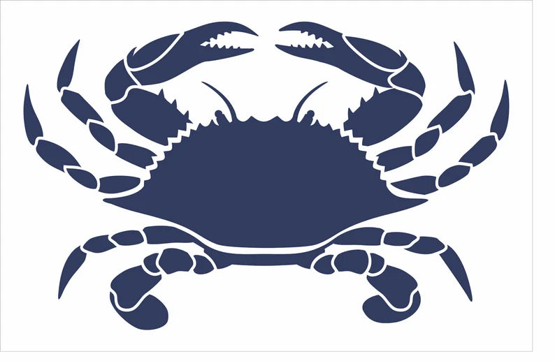 Maryland Blue Crab Stencil - Beach Stencils - Crab Stencils - Create ...