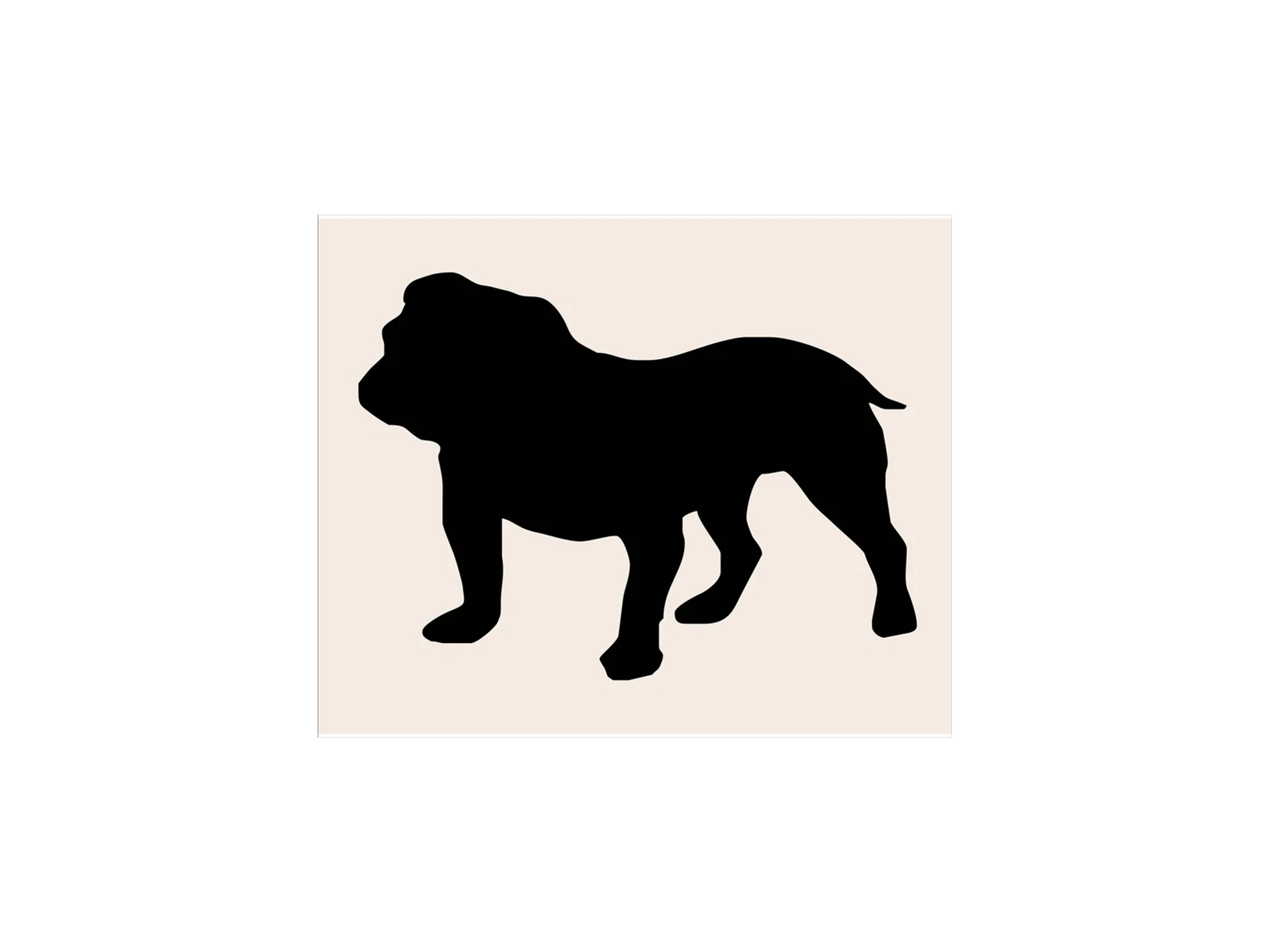 Bulldog Stencil - Superior Stencils