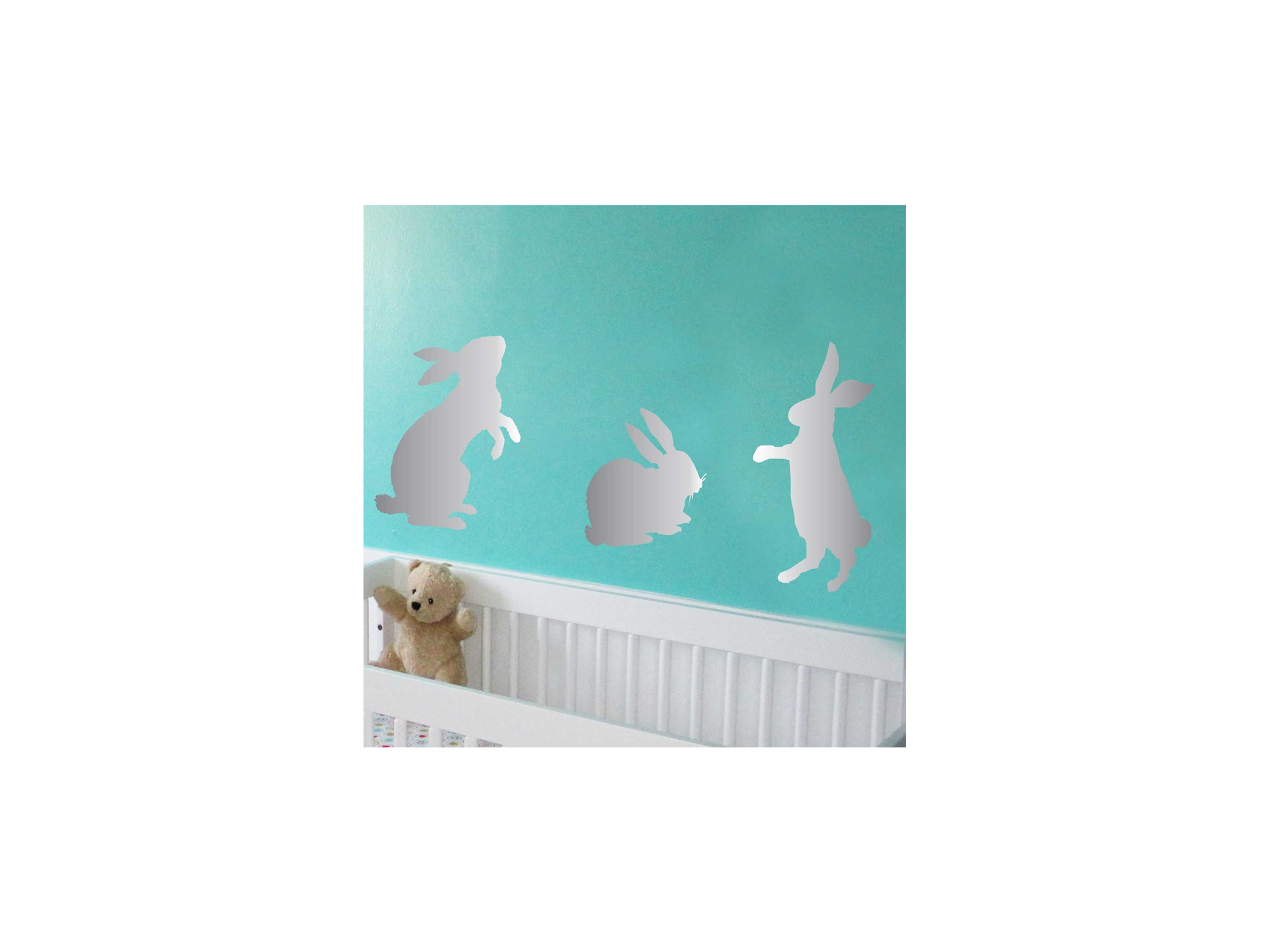 Bunny Rabbit Stencil Set - Set of 3 Rabbits - Superior Stencils