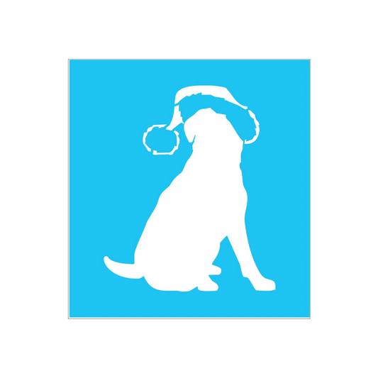 DOG Christmas Stencil - Superior Stencils