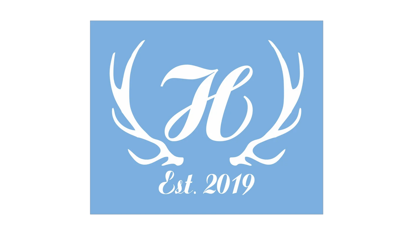 Custom Monogram Antler Stencil - Superior Stencils
