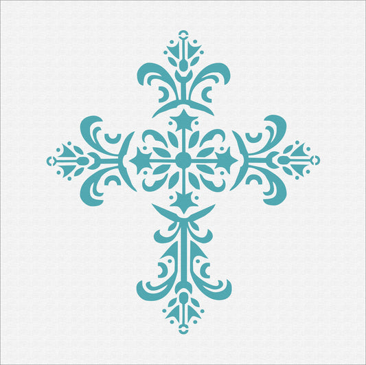 Cross Stencil - Decorative Cross Stencil - Superior Stencils