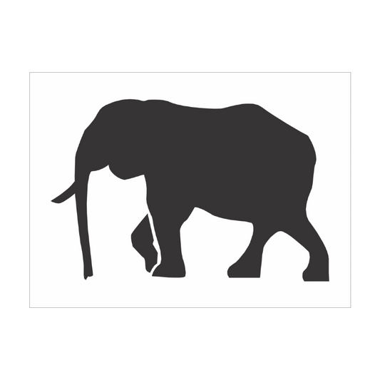 Elephant Stencil 01 - Superior Stencils