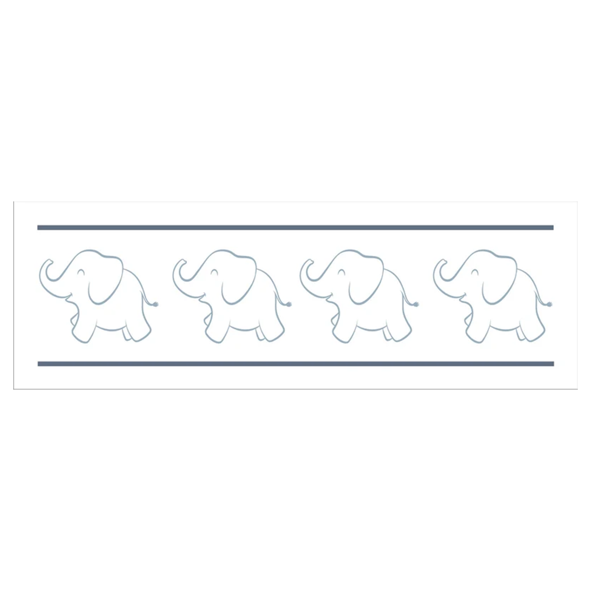 Elephant Border Stencil - Superior Stencils