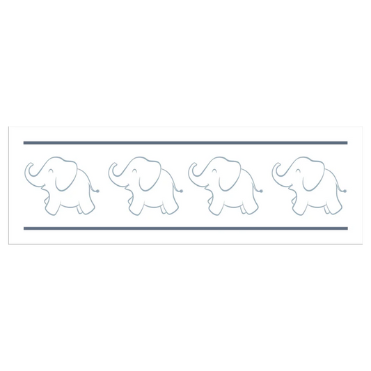 Elephant Border Stencil - Superior Stencils