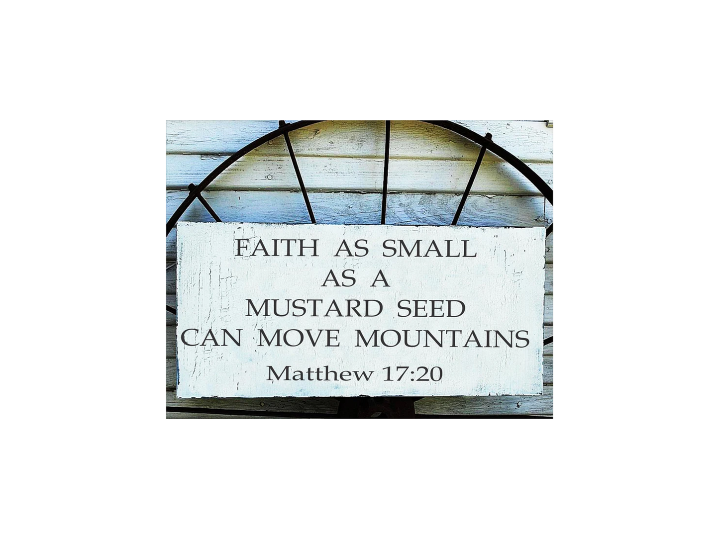 Faith Matthew 17:20 Stencil - Superior Stencils
