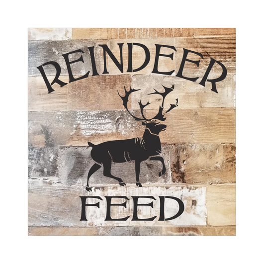 Reindeer Feed Stencil - Buck Stencil - Superior Stencils