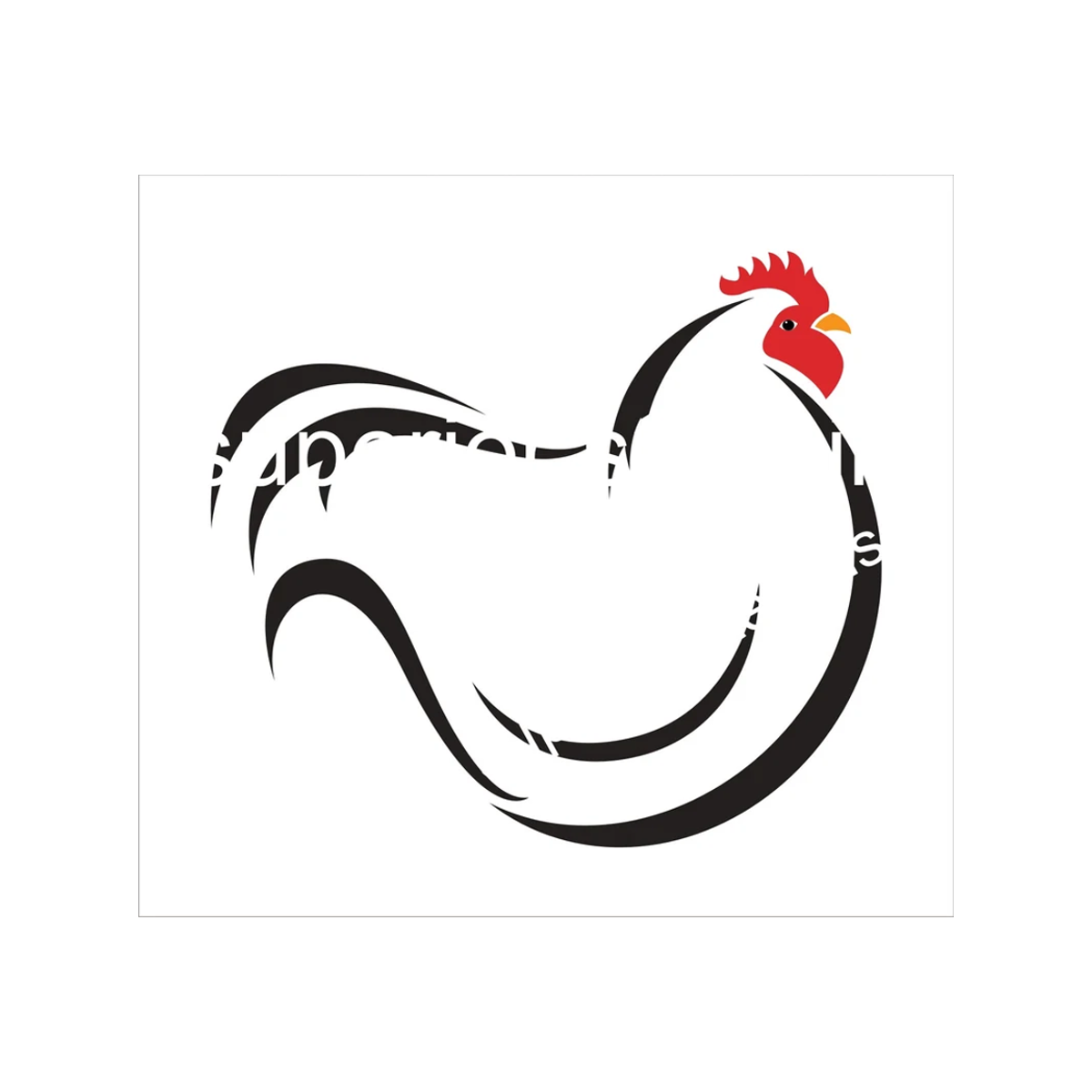 French HEN Stencil - Superior Stencils