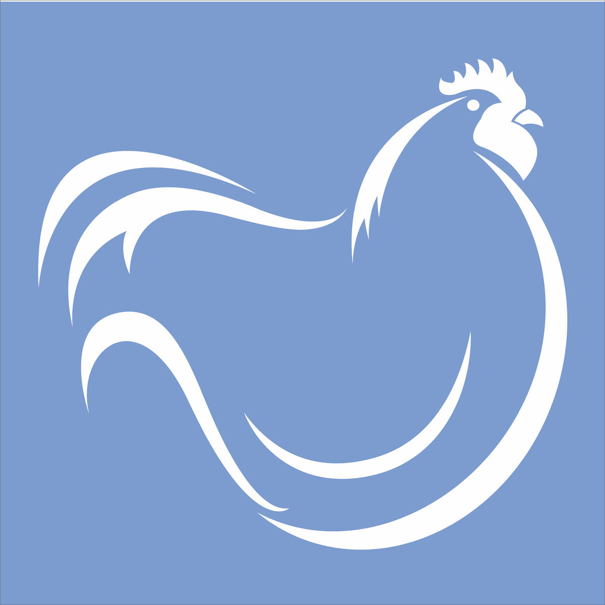 French HEN Stencil - Superior Stencils