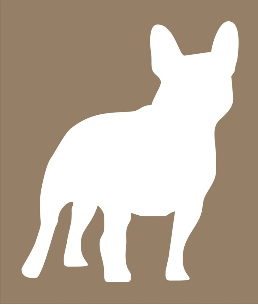 French Bulldog Stencil - Superior Stencils