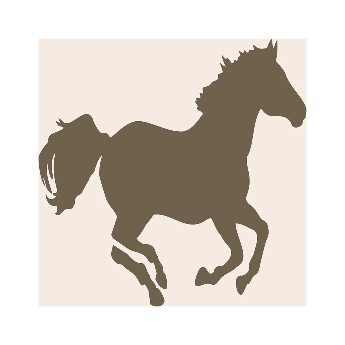 Galloping Horse Stencil - Superior Stencils