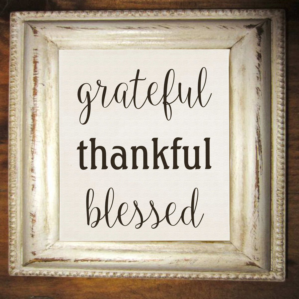 Grateful Thankful Blessed Stencil - Superior Stencils