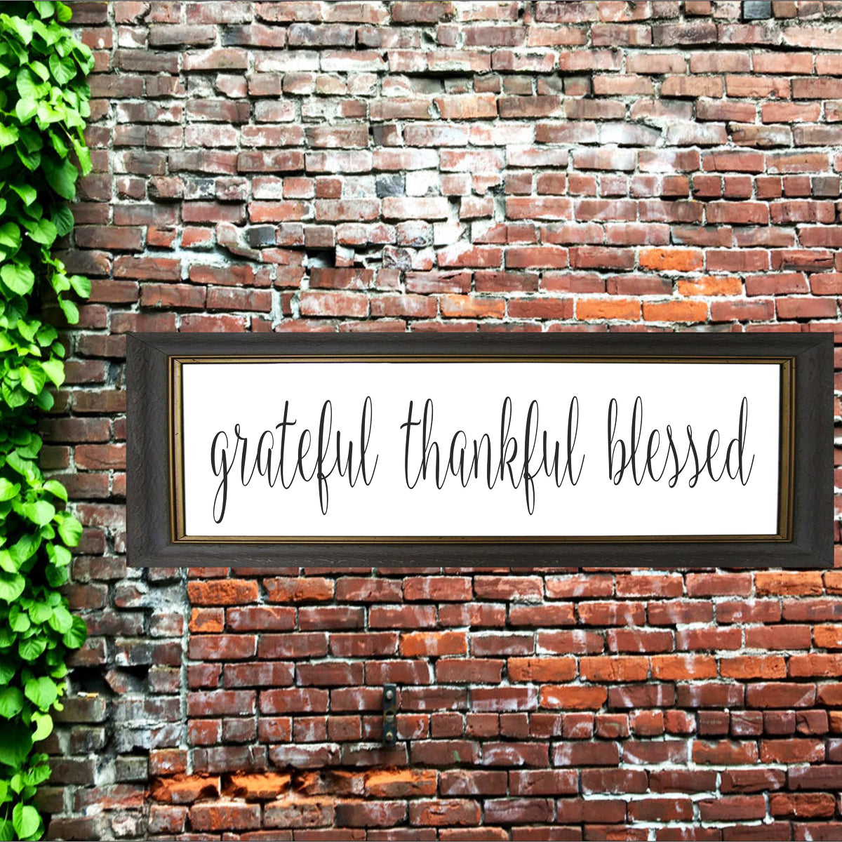 grateful thankful blessed stencil - Superior Stencils