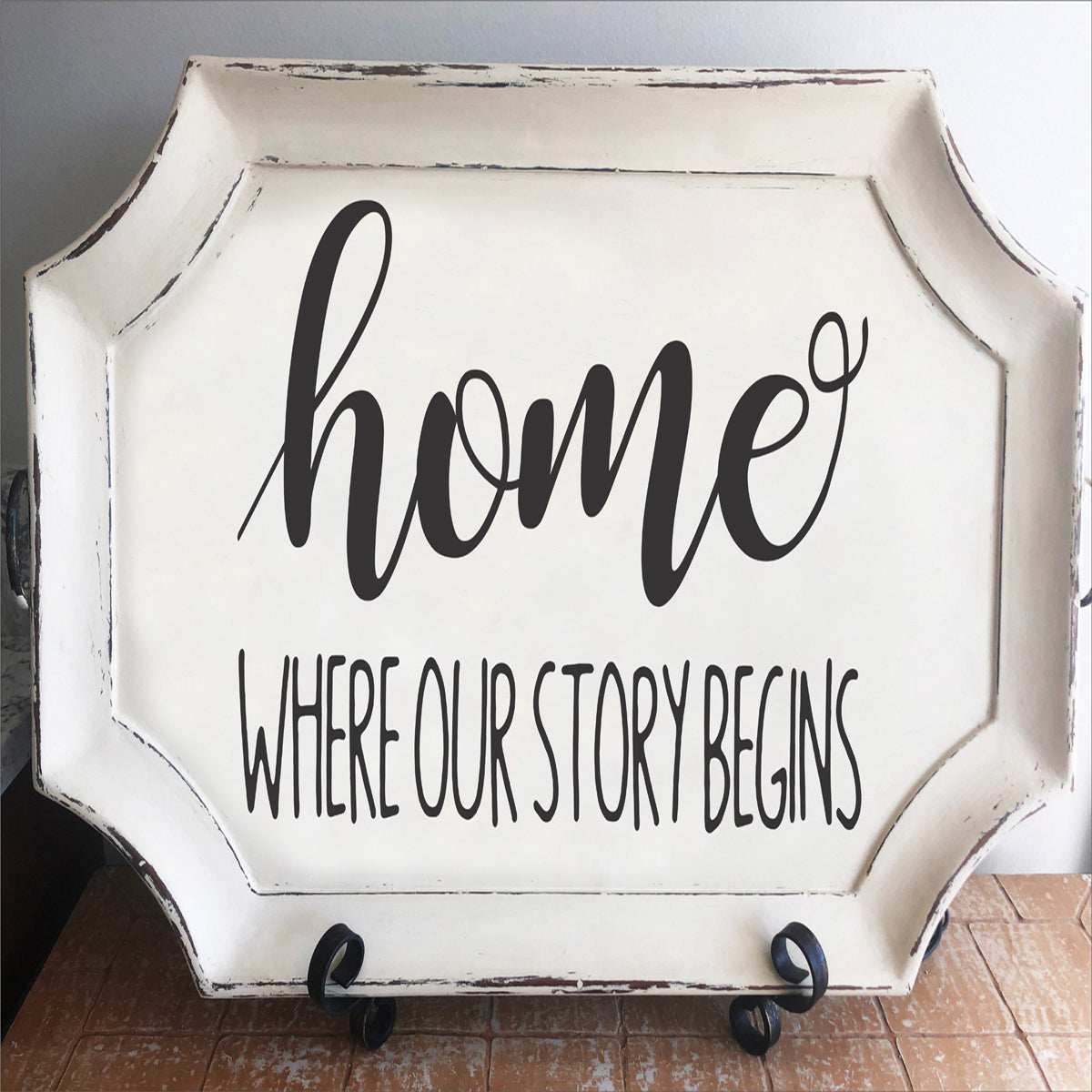 Home Is Where Your Story Begins Sign