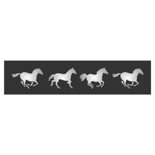 Horse Border Stencil - Superior Stencils