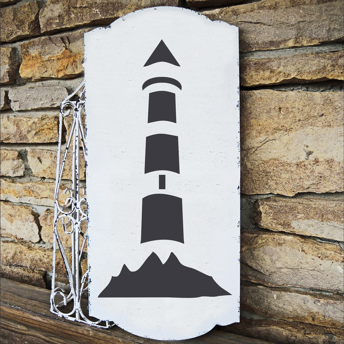 Lighthouse Stencil - 01 - Superior Stencils