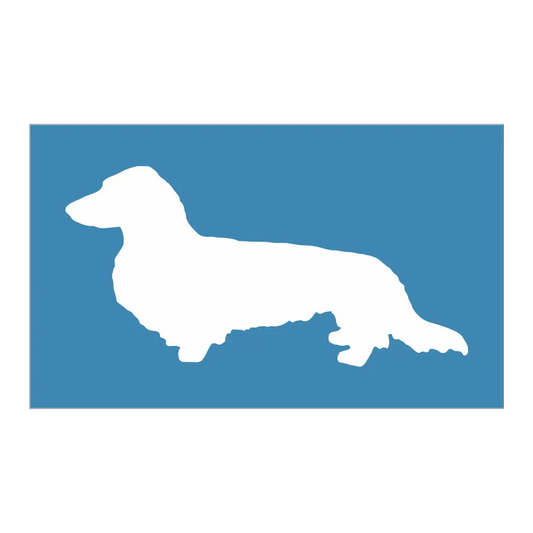 Long Haired Dachshund Stencil - Superior Stencils