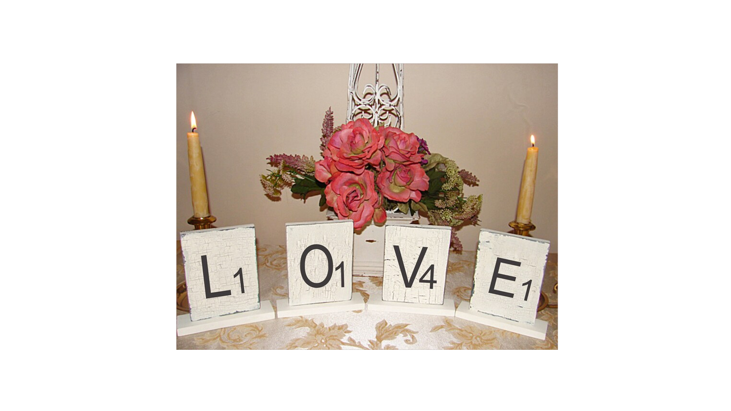 LOVE Stencil - Scrabble Set - Superior Stencils