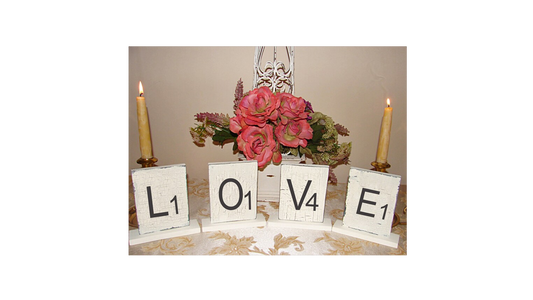 LOVE Stencil - Scrabble Set - Superior Stencils