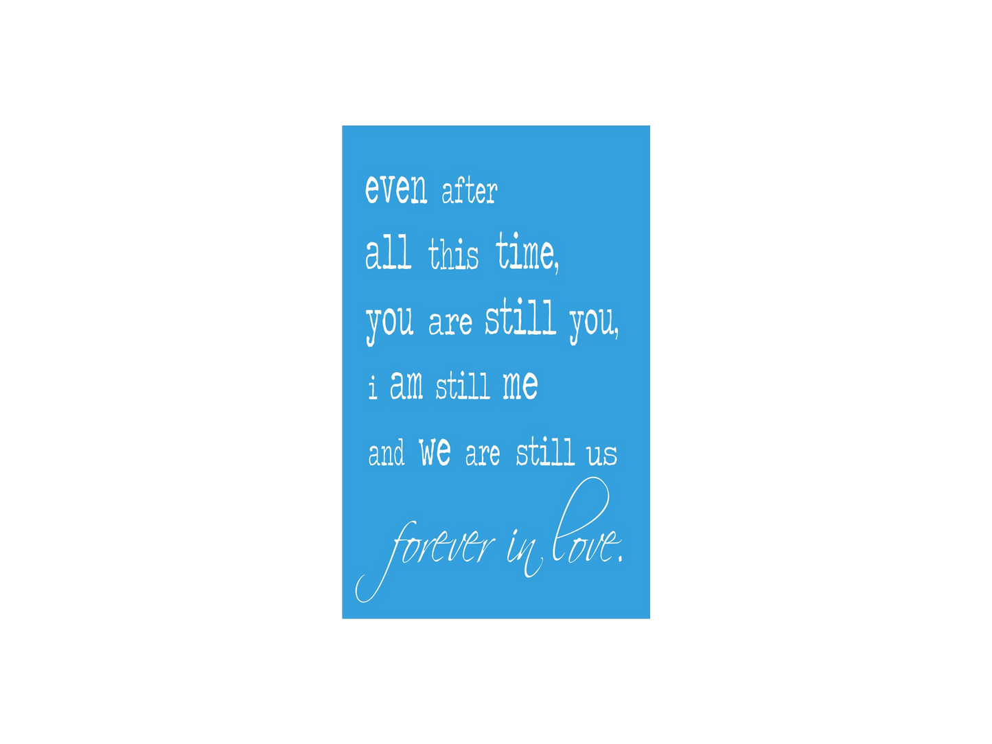 Forever in Love Stencil - Superior Stencils