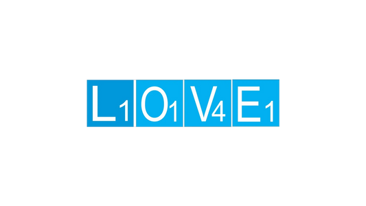 LOVE Stencil - Scrabble Set - Superior Stencils
