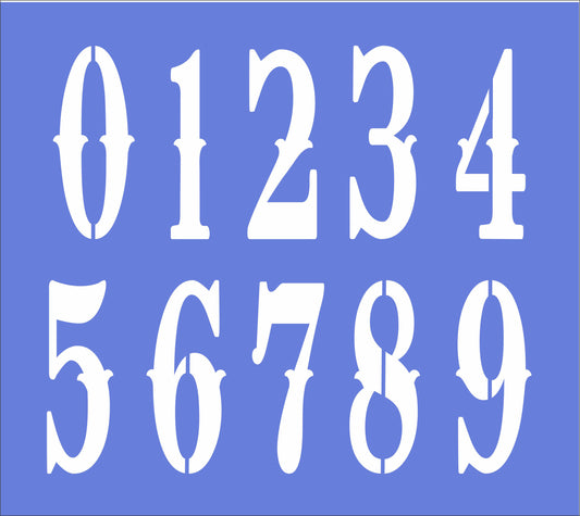 Number Stencil - OKLA - Superior Stencils