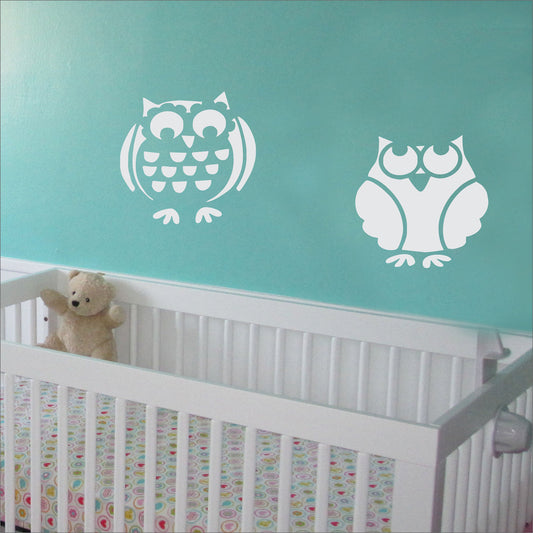 Owls Stencil Set of 2 - Superior Stencils