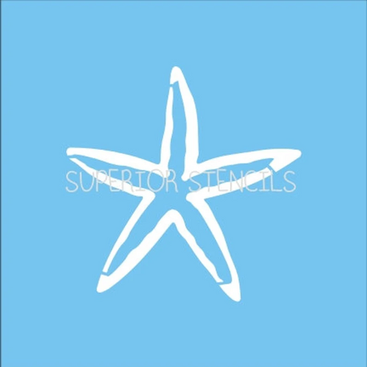 Pencil Starfish Stencil - Superior Stencils