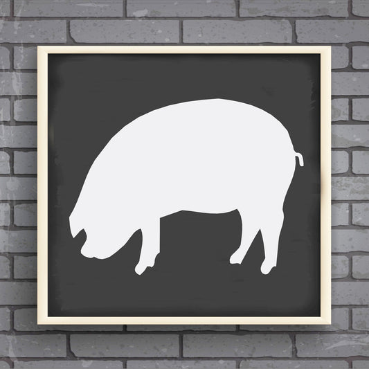 Pig Stencil - Superior Stencils