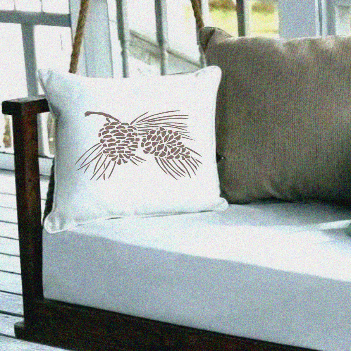 Pine Cone Stencil Pinecone Stencil - Superior Stencils